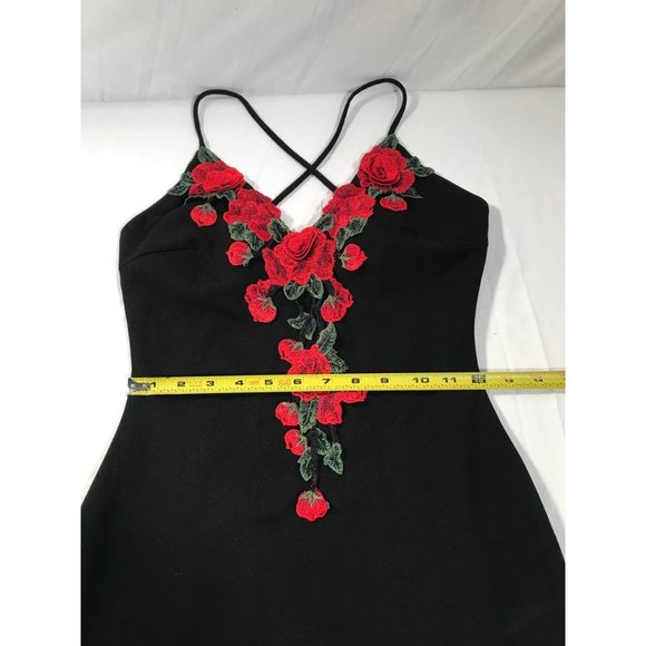 Windsor Little Black Dress Womens sz Small Black - Picture 4 of 9